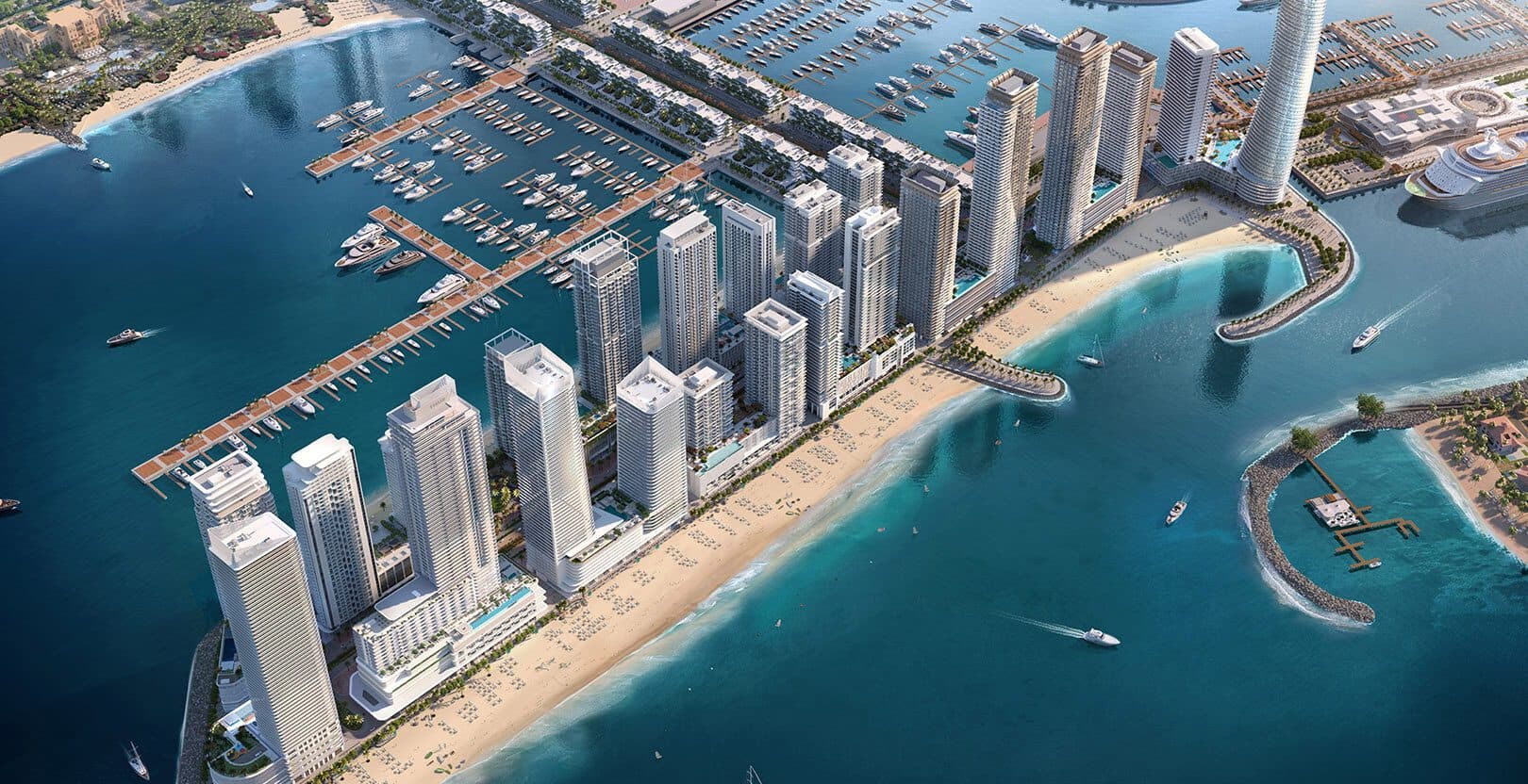 Emaar Beachfront community in Dubai, UAE
