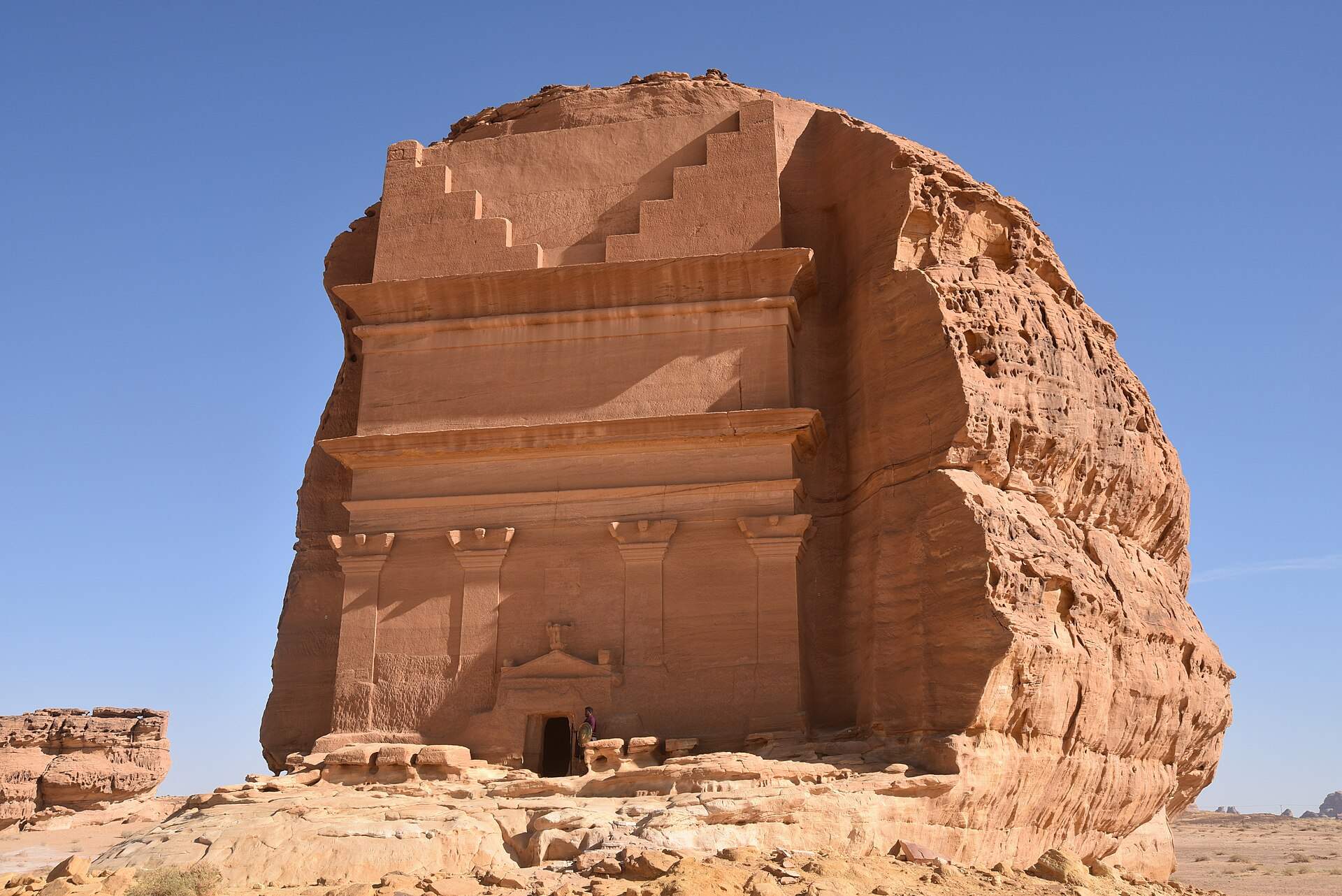 Qasr al-Farid tomb at Hegra, AlUla